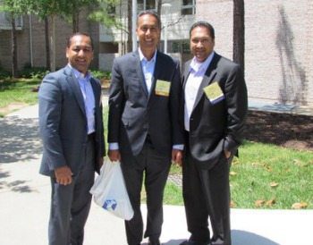 Vivek Malhotra (VMD Systems), JD Kathuria (WashingtonExec) and Sanjay Sardar (FERC)