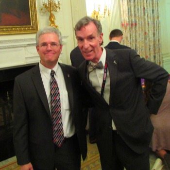 Russell Shilling (U.S. Department of Education) and Bill Nye the Science Guy