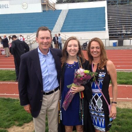 Doug Lane (Capgemini GS) with his daughter Kate and wife Debra. 
