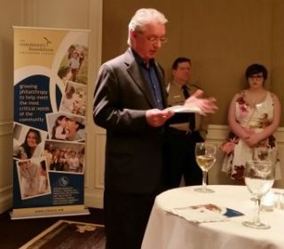 Paul speaking at the Community Foundation for Northern Virginia's Cocktails & Conversation event
