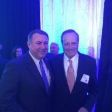 NCI Inc. CEO Brian Clark and Paul Lombardi, NCI Inc. Board of Directors member at the 2015 Greater Washington Government Contractor Awards 
